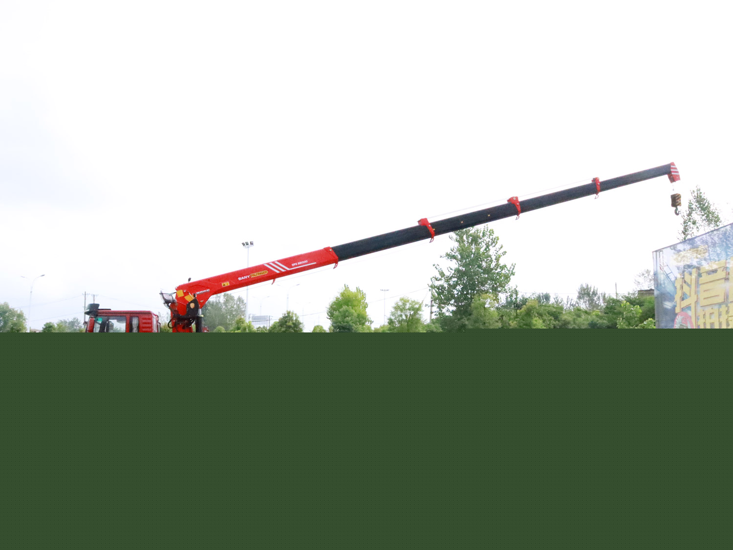 國六陜汽軒德翼3前四后八上裝三一14噸直臂式吊機隨車吊