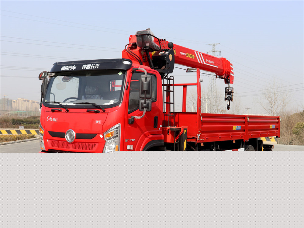 東風暢行D1單排單橋三一8噸4節(jié)臂隨車吊